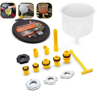 Thumbnail for 15PC Coolant Funnel Fill Kit Refiller Radiator Filler Refill Automotive Auto Car